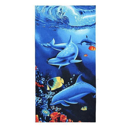 Summer Microfiber Printed Beach Towels, Various Designs